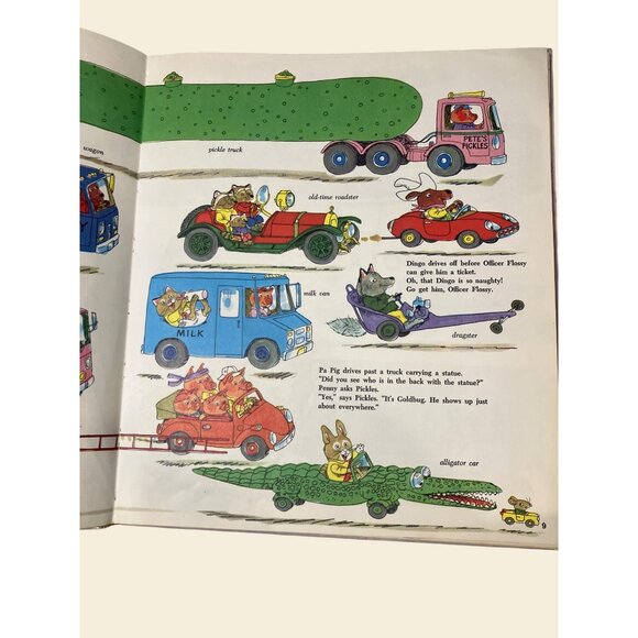 Richard Scarry's Cars and Trucks and Things That Go - Picture 4 of 13